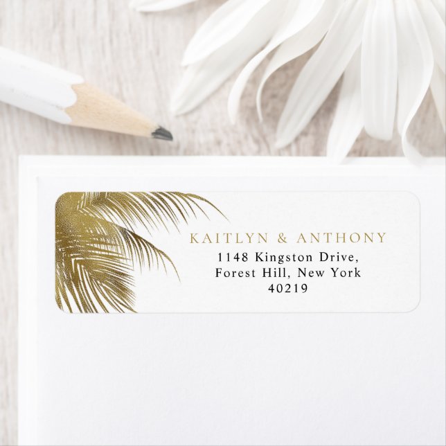 Elegant Tropical Palm Tree Beach Wedding (Insitu)