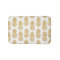 Elegant Tropical White Gold Pineapple Pattern