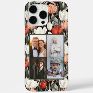 Elegant Tulip Custom Photo Collage Iphone Case