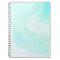 Elegant Turquoise Floral Watercolor Flower Notepad