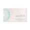 Elegant Turquoise Lotus Floral Appointment Card