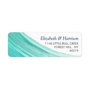 Elégant Turquoise Tides Beach Mariage