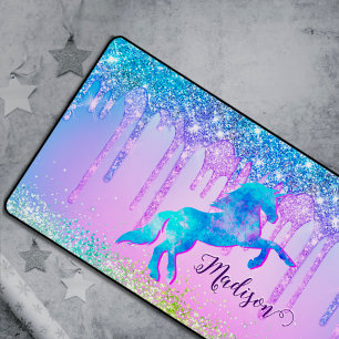 Élégant Turquoise Unicorn Parties scintillant Driv