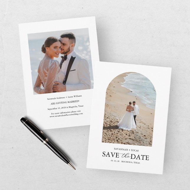 Elegant Two Photo Save The Date (Creator Uploaded)