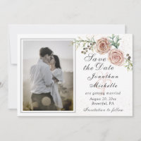 Elegant Two Pink Roses Photo Inspirational Wedding