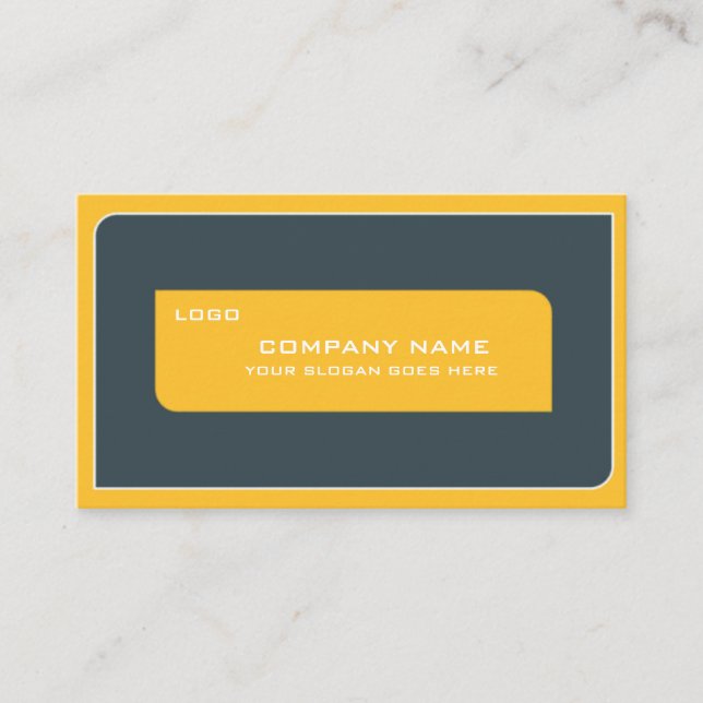 Elegant two side corporate business card (Front)