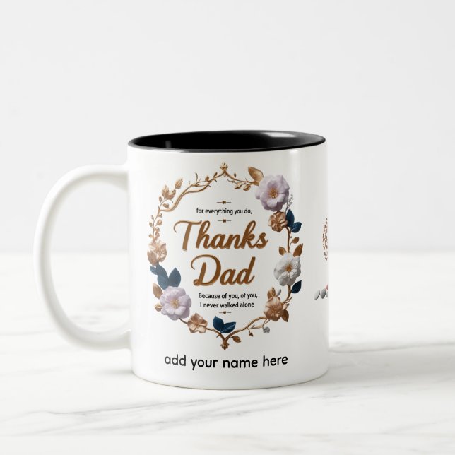 Elegant Two-Tone 11 oz Mug (Left)