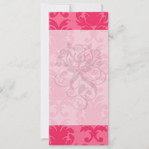 elegant two tone pink damask pattern