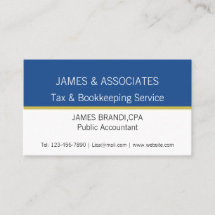 Elegant Two Toned Template  Business Card