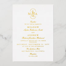 Elegant Typography Ampersand Monogram Wedding