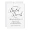 Elegant Typography Calligraphy Bridal Brunch
