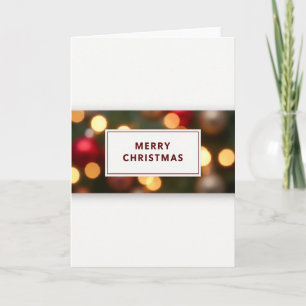 Elegant Typography Christmas Card