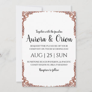 elegant typography christmas wedding cards