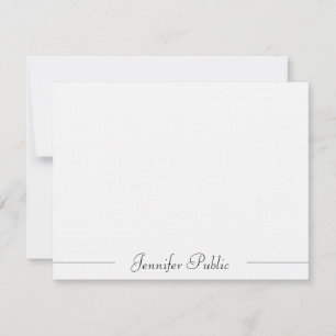 Elegant Typography Modern Simple Template Linen