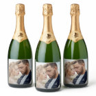 Elegant typography modern wedding landscape photo