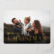  Elegant Typography Plaid Merry Christmas Photo   