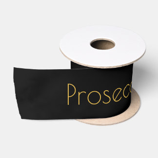 Elegant Typography Pop Fizz Clink Birthday Satin Ribbon