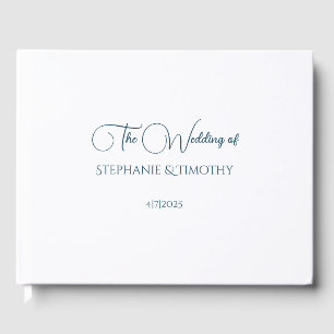 Elegant Typogrphy Guest Book