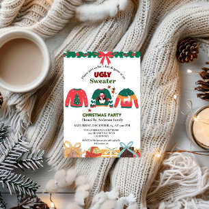 ELegant Ugly Sweater christmas party Invitation