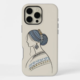 Elegant Ukrainian Folk Art iPhone Case