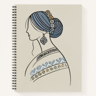 Elegant Ukrainian Folk Art Notebook