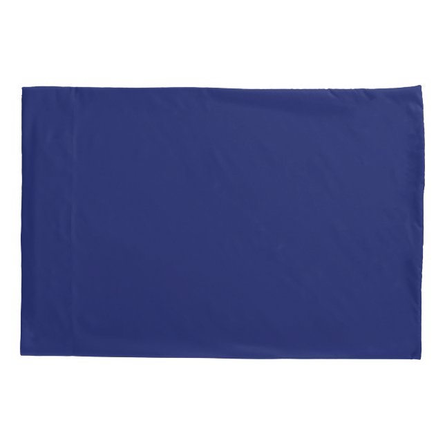 Elegant unique blue pattern pillowcase (Back)
