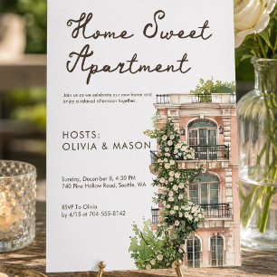 Elegant Urban Apartment Housewarming Invitation