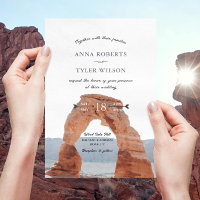 Elegant Utah Wedding W/RSVP QR Code