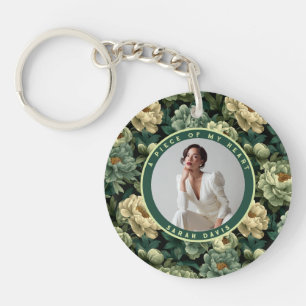 Elegant Valentine Gifts For wife Peony Flower Keychain