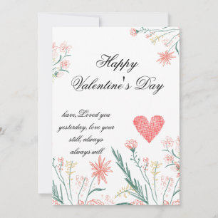 Elegant Valentine’s Day Card –