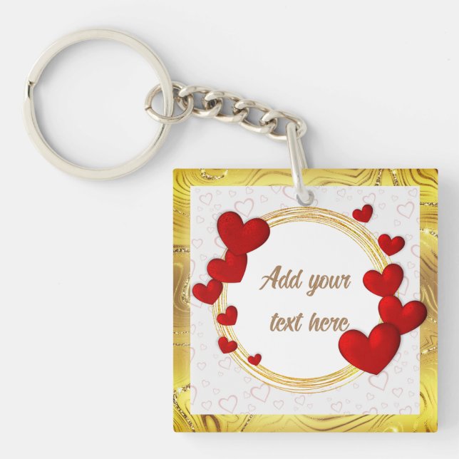 Élégant Valentines, Amour, Mariage d'anniversaire (Devant)