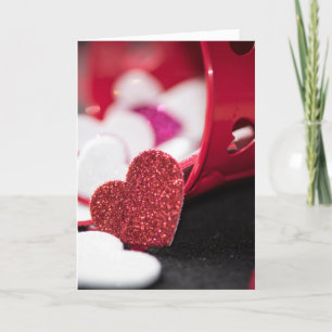 Elegant Valentine's Day Heart Holiday Card