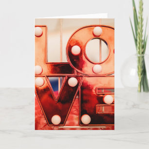 Elegant Valentine's Day Love Holiday Card