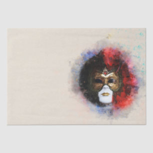 elegant venetian mask. Italy Tissue Paper