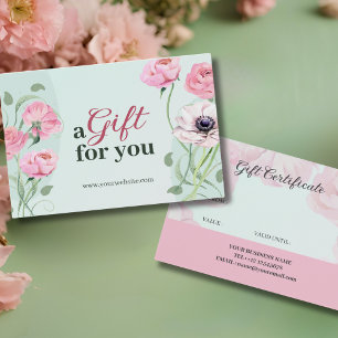 Élégant Vert Rose Floral Un Cadeau Pour Vous