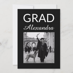 Elegant Veterinary Medicine Graduation Party Invitation