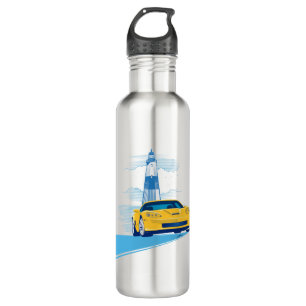 ELEGANT VETTE AUTOMOBILE ART 710 ML WATER BOTTLE