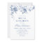 Elegant Victorian Blue Floral BRIDAL LUNCHEON