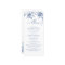 Elegant Victorian Blue Floral Wedding Dinner