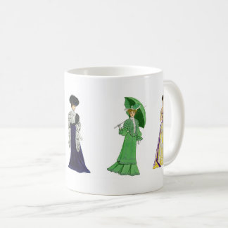 Elegant Victorian Fashion Dresses Coffee Mug