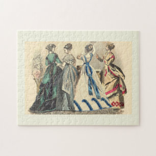 Elegant Victorian Ladies Jigsaw Puzzle
