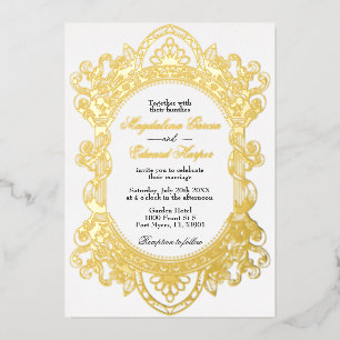 Elegant Victorian Romantic Ornate Frame Wedding