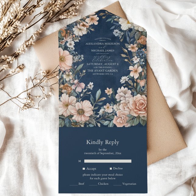 Elegant Victorian Royal Elegance Wedding  All In One Invitation (Creator Uploaded)