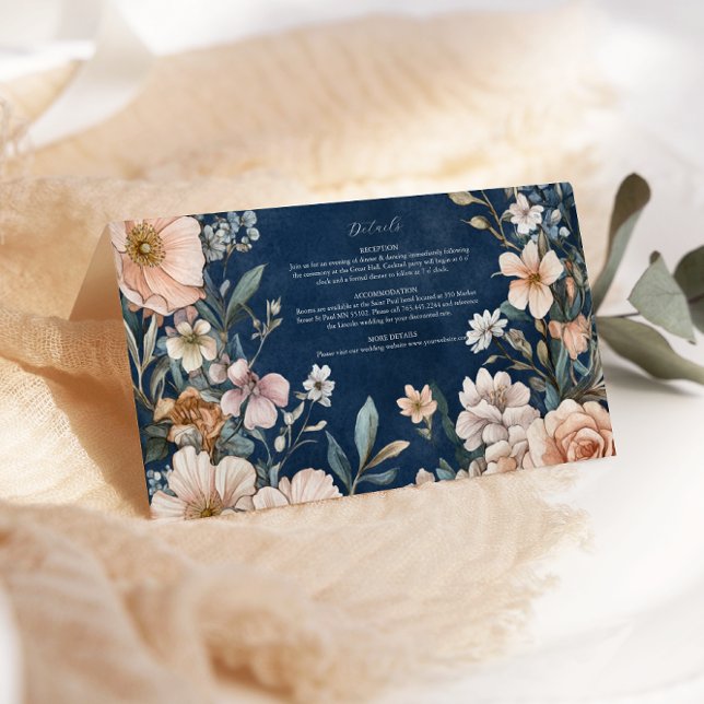 Elegant Victorian Royal Elegance Wedding  Enclosure Card (Creator Uploaded)