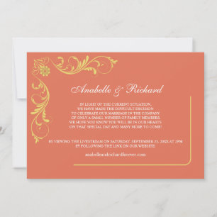 Elegant Victorian Wedding Announcement