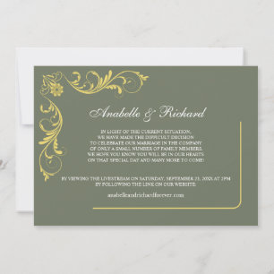 Elegant Victorian Wedding Announcement