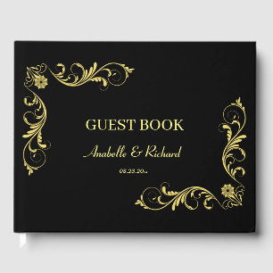 Elegant Victorian Wedding Guest Book