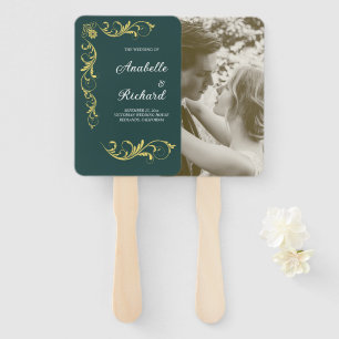 Elegant Victorian Wedding  Hand Fan