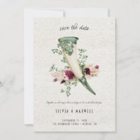 Elegant Viking Wedding Save the Date