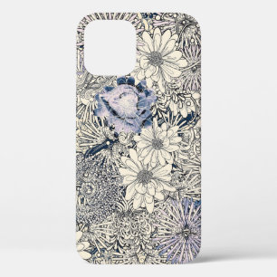 Elegant Vintage Abstract Floral Background iPhone 12 Pro Case